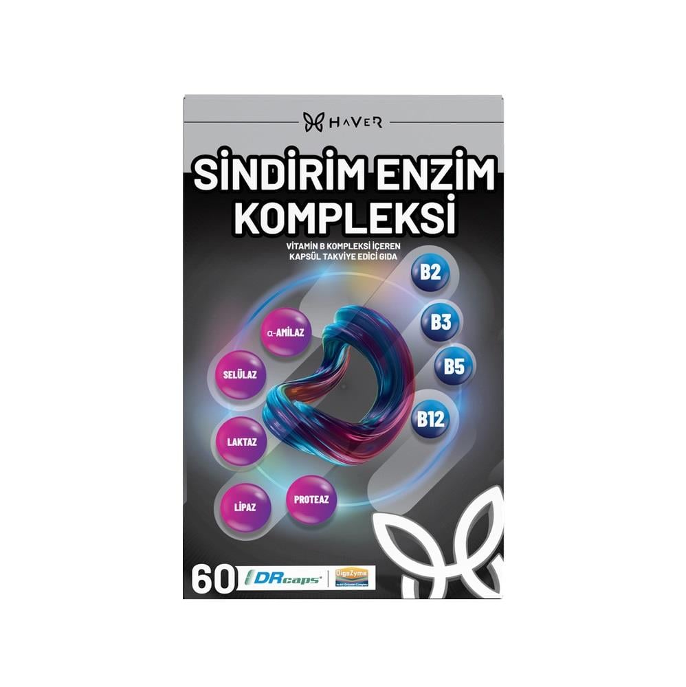 Haver Sindirim Enzim Kompleksi 60 Kapsül