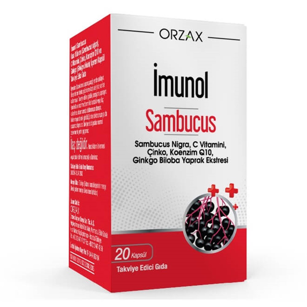 İmunol Sambucus 20 Kapsül