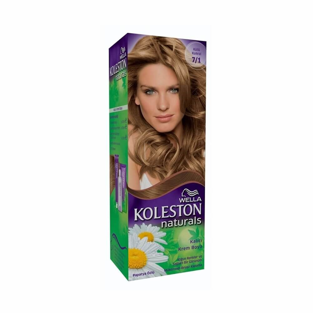 Koleston Naturals Kalıcı Krem Boya Küllü Kumral 7/1