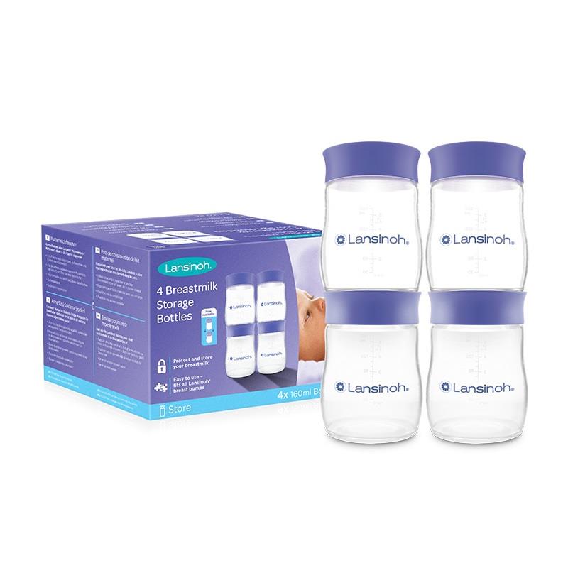 Lansinoh Anne Sütü Saklama Şişesi 4'lü