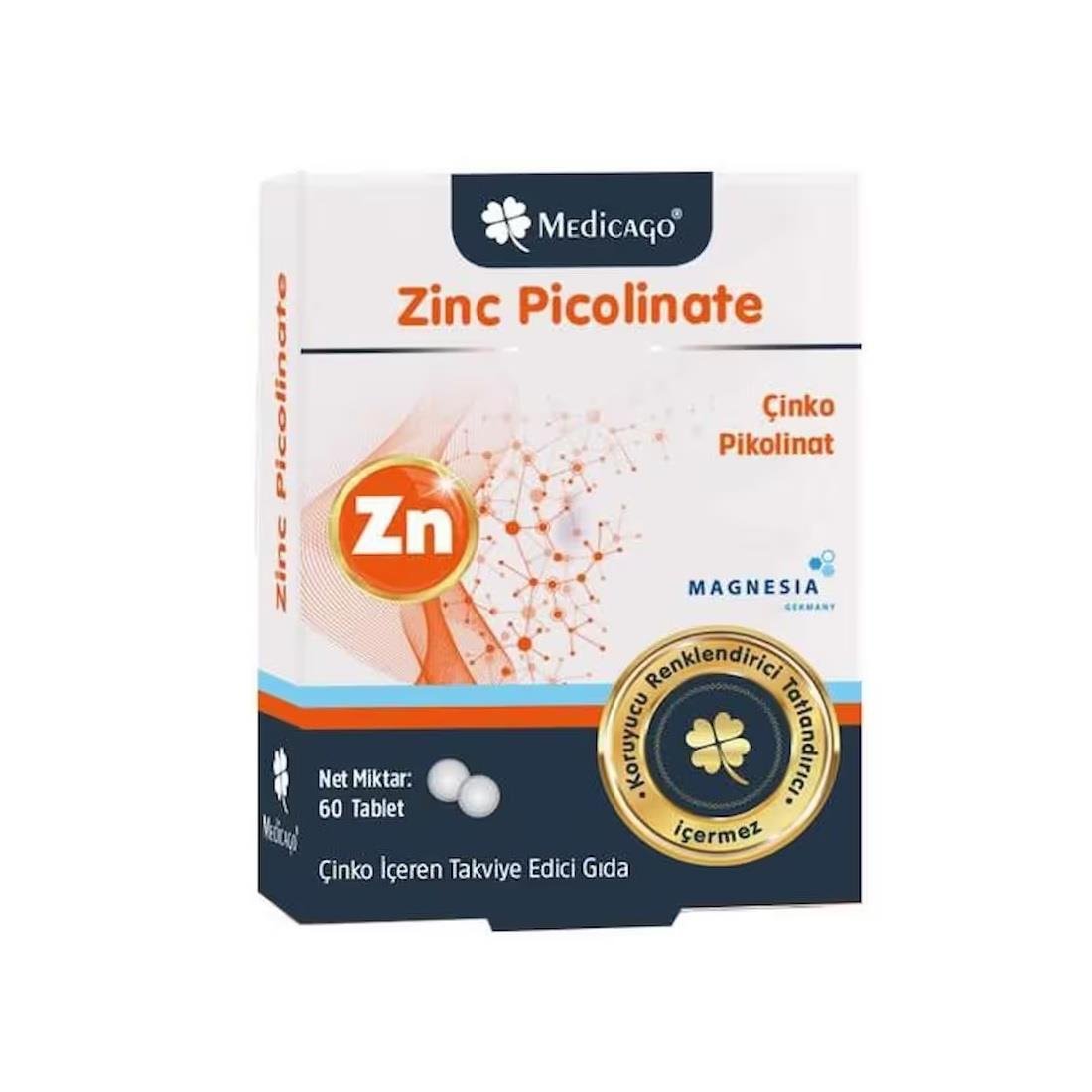 Medicago Zinc Picolinate 60 Tablet
