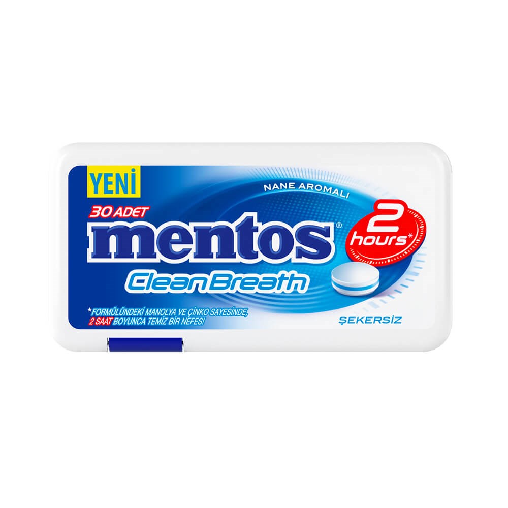 Mentos Nane Aromalı Şekerleme 30 Adet