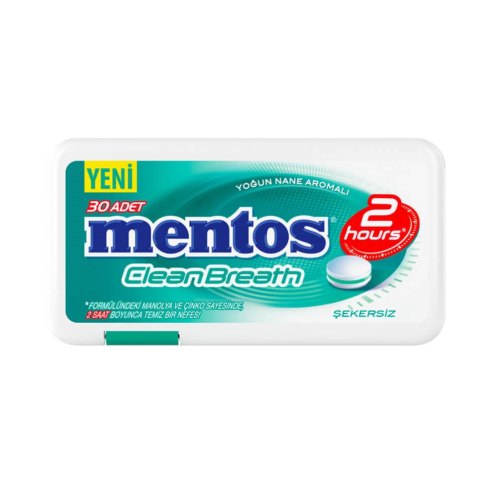 Mentos Yoğun Nane Aromalı Şekerleme 30 Adet