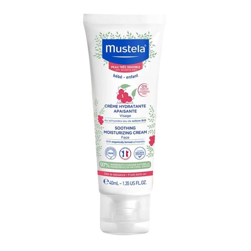 Mustela Çok Hassas Ciltler İçin Nemlendirici Yüz Kremi 40 ml