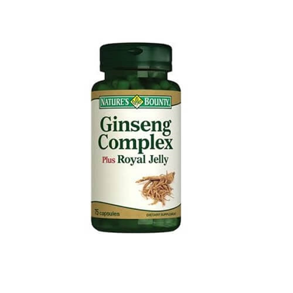 Nature's Bounty Ginseng Complex Plus Royal Jelly 75 Kapsül