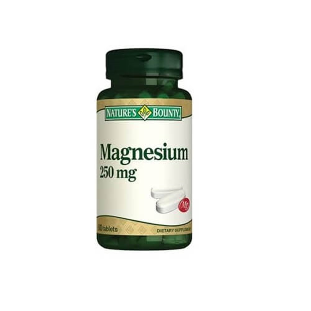Nature's Bounty Magnesium 250 mg 60 Tablet