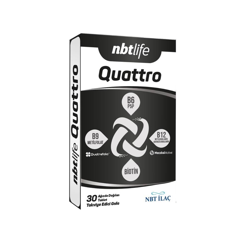 NBTLife Quattro 30 Ağızda Dağılan Tablet