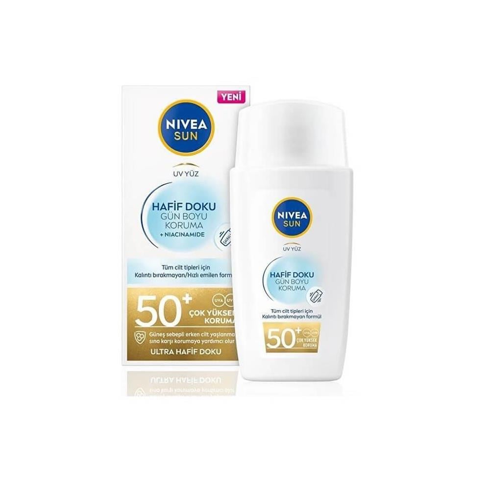 Nivea Sun Hafif Dokulu Yüz Güneş Kremi SPF50+ 40 ml