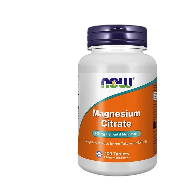 Now Magnesium Citrate 100 Tablet