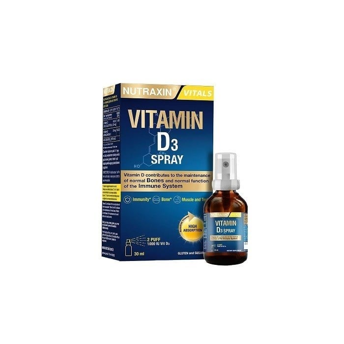 Nutraxin Vitamin D3 Sprey 1000 IU 30 ml