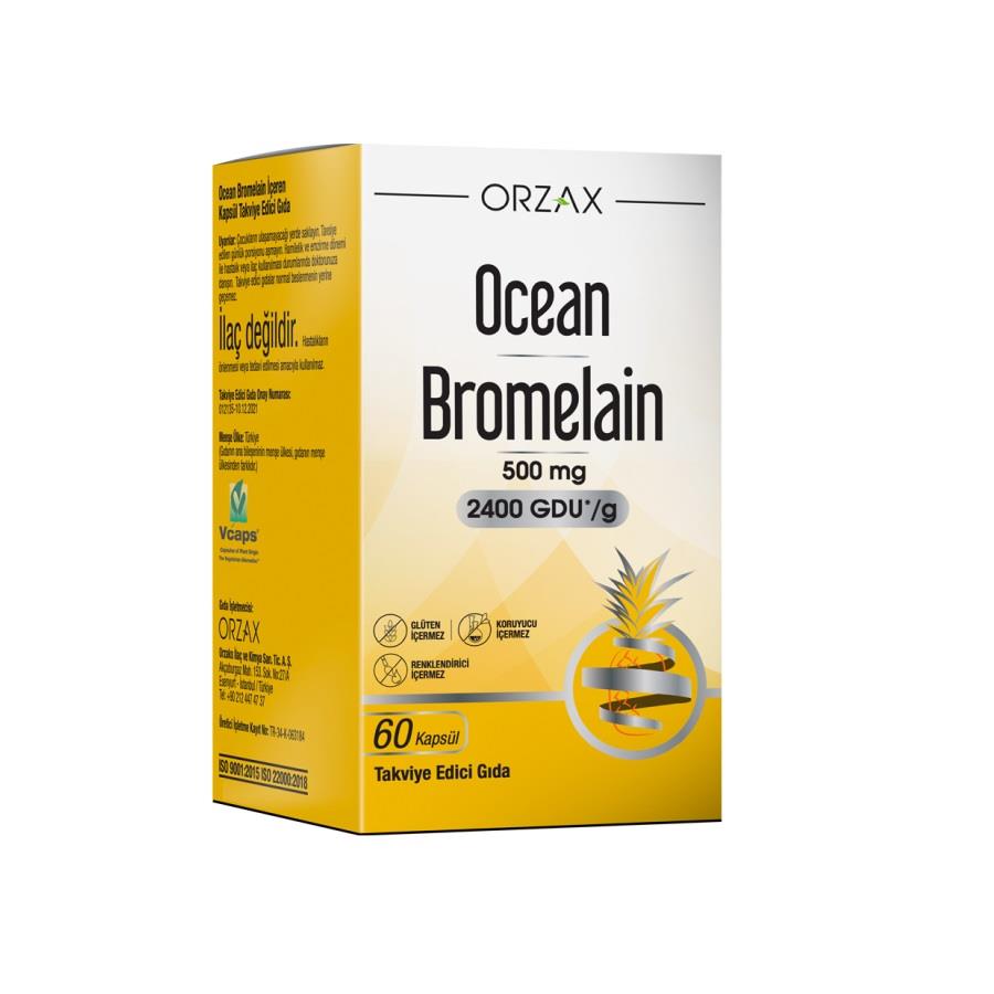 Ocean Bromelain 500 mg 60 Kapsül