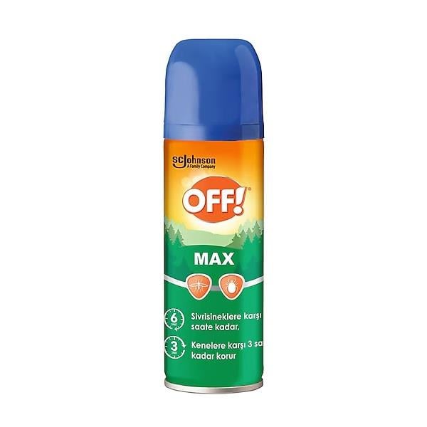 Off Max Sivrisinek ve Kenelere Karşı Sprey 100 ml