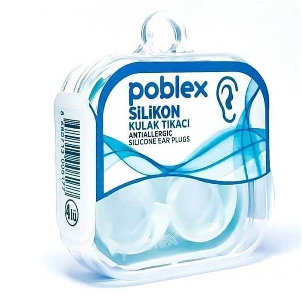 Poblex Silikon Kulak Tıkacı 4'lü