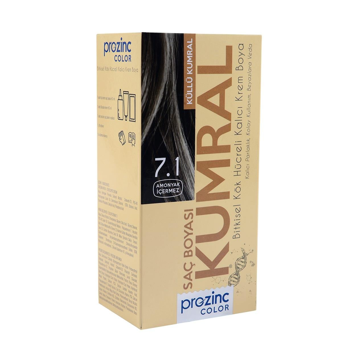Prozinc Color Saç Boyası Kumral 7.1
