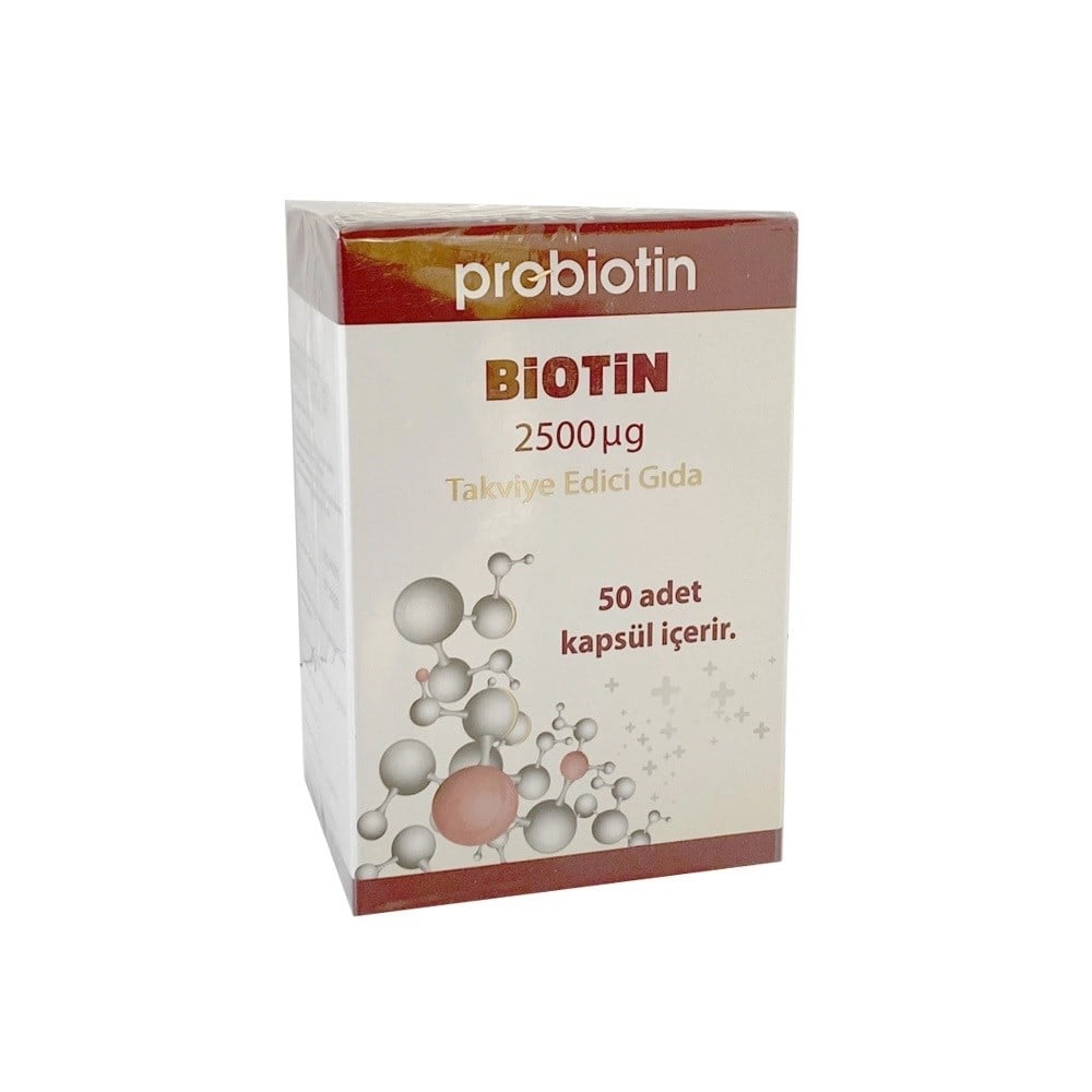 Prozinc Probiotin Biotin 2500 mcg 50 Kapsül