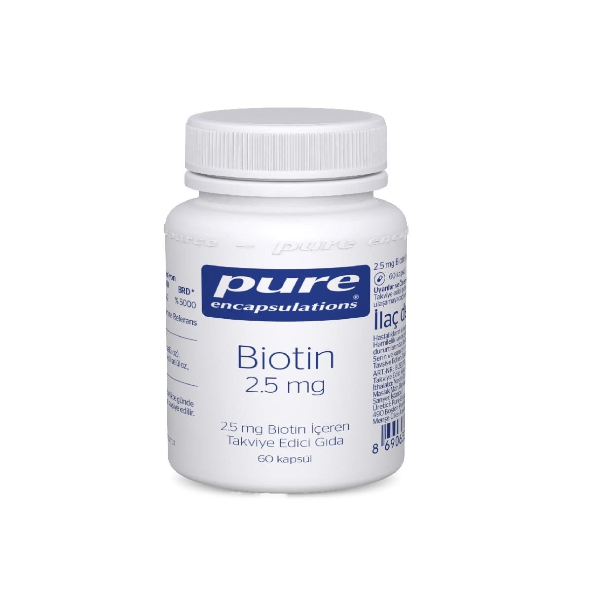 Pure Biotin 60 Kapsül