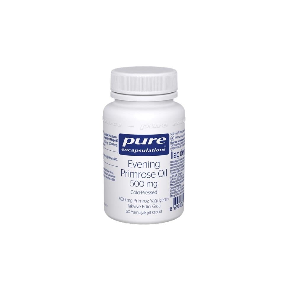 Pure Evening Primrose Oil 500 mg 60 Kapsül