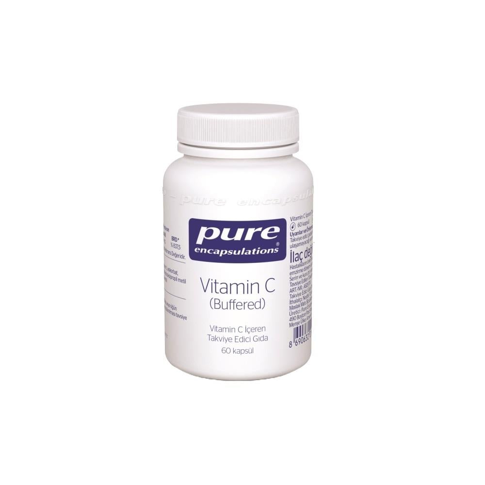 Pure Vitamin C Buffered 670 mg 60 Kapsül