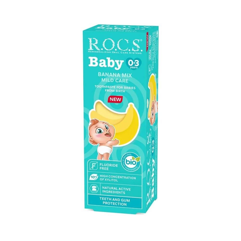 ROCS Baby 0-3 Yaş Diş Macunu 45 gr / Muz Püresi