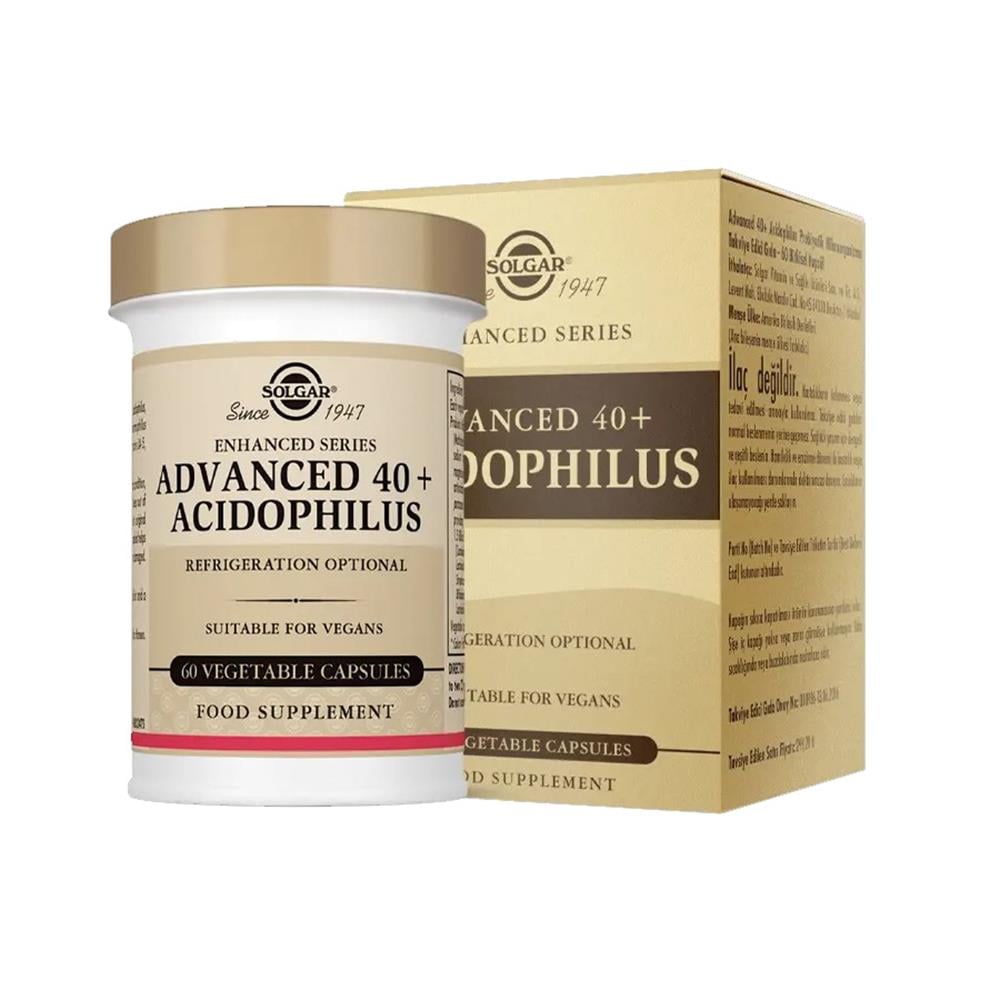 Solgar Advanced 40+ Acidophilus 60 Kapsül