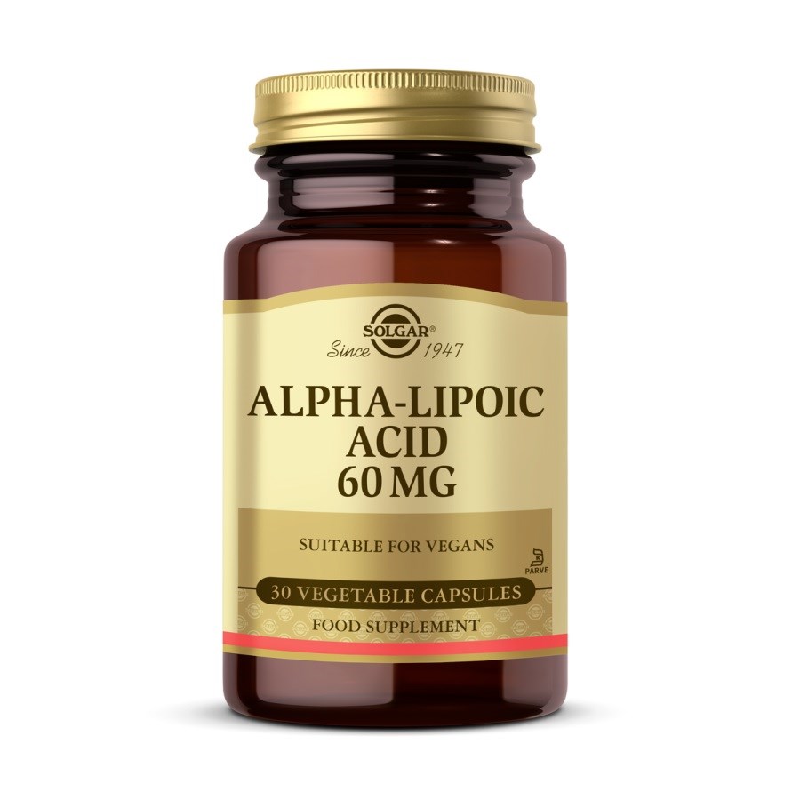 Solgar Alpha Lipoic Acid 60 mg 30 Kapsül