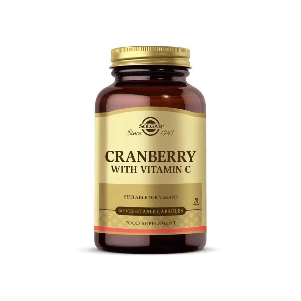 Solgar Cranberry With Vitamin C  60 Kapsül