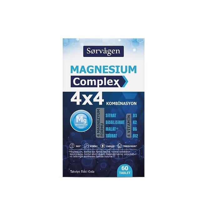 Sorvagen Magnesium Complex 4x4 60 Tablet