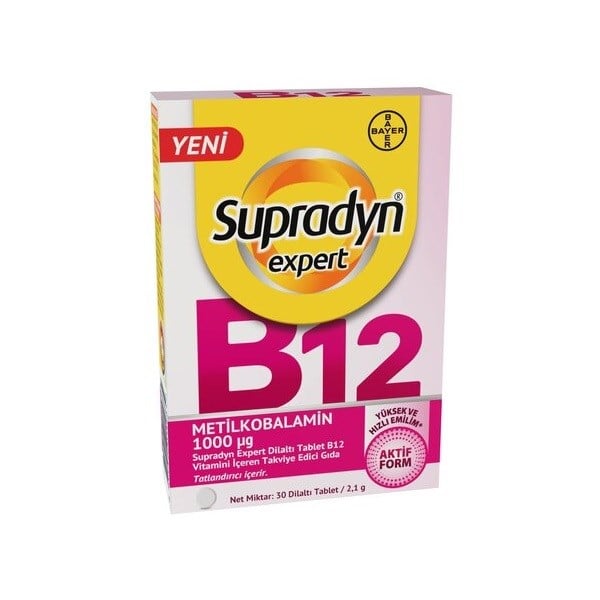 Supradyn Expert B12 30 Dilantı Tablet