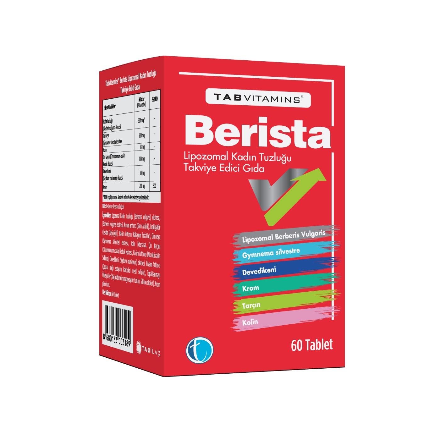 Tabvitamins Berista 60 Tablet