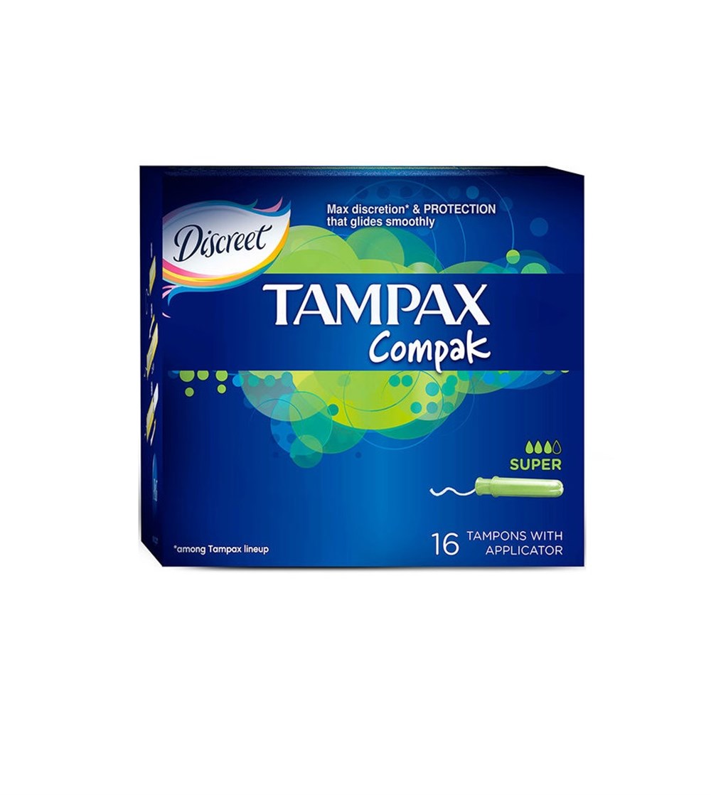 Tampax Compak Tampon 16'lı / Süper
