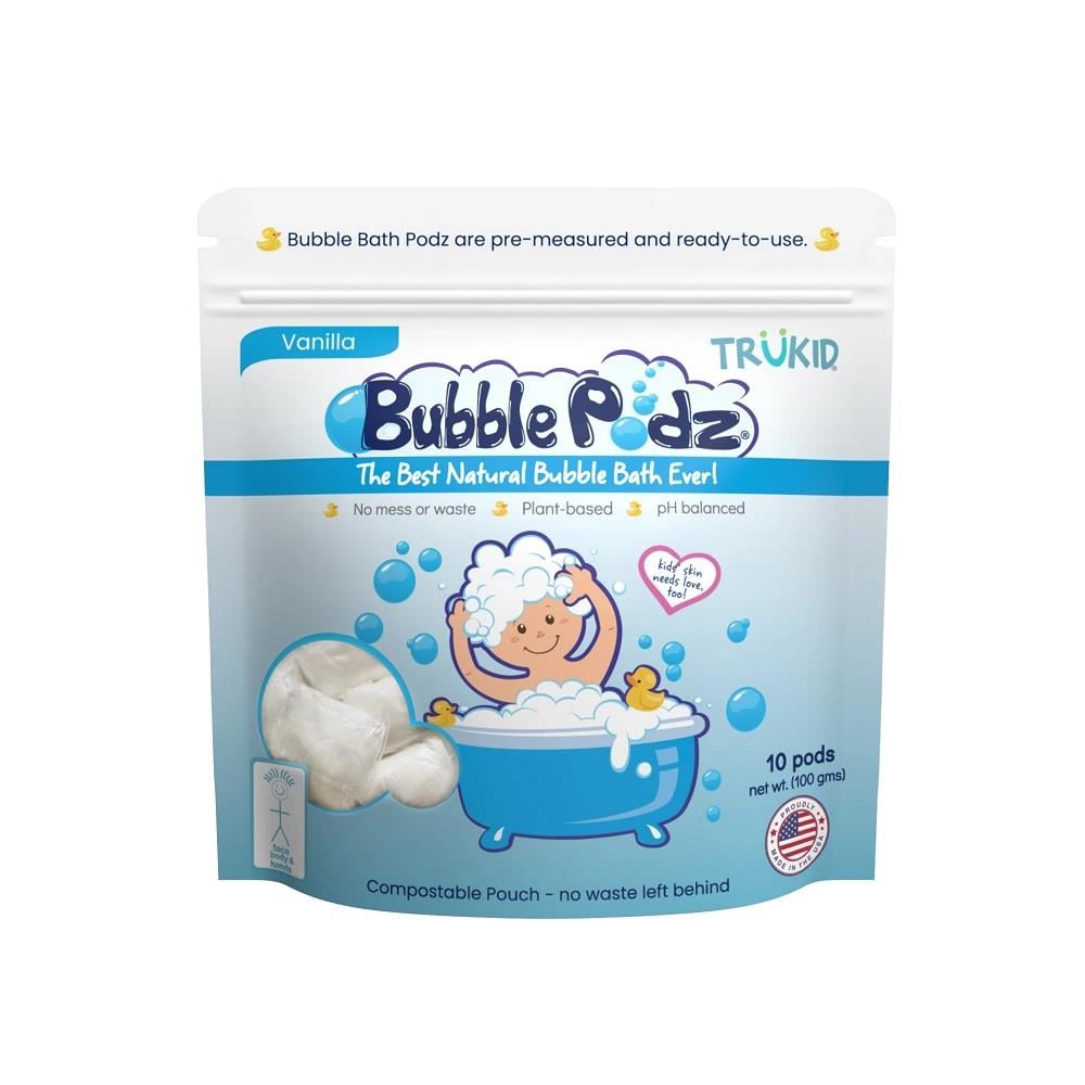 TruKid Bubble Podz Vanilla Scented Bubble Bath 10 Adet