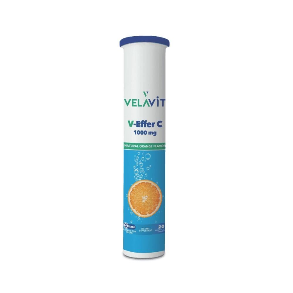 Velavit V-Effer C 1000 mg 20 Efervesan Tablet