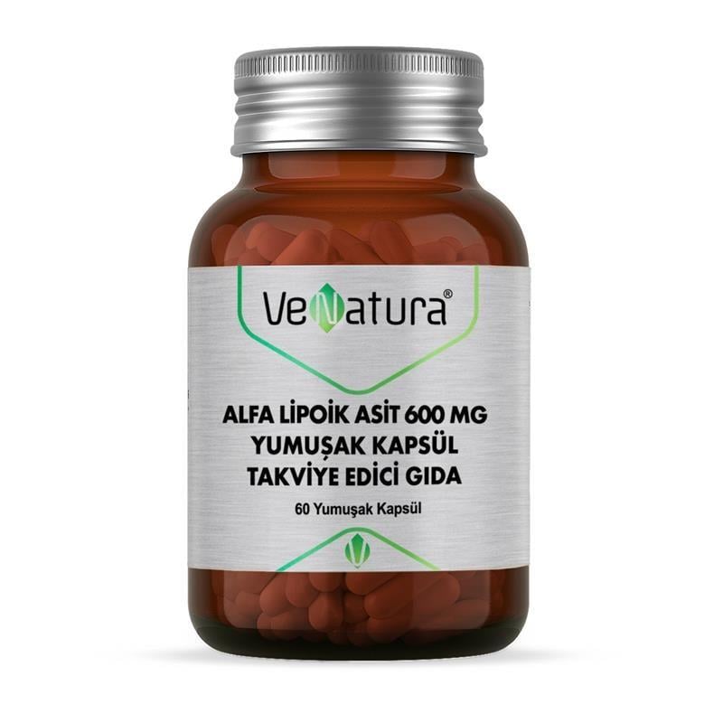 VeNatura Alfa Lipoik Asit 600 mg 60 Yumuşak Kapsül