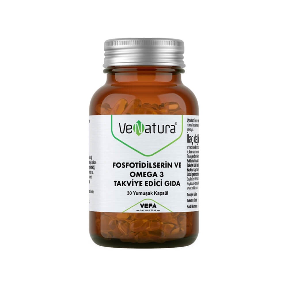 VeNatura Fosfotidilserin ve Omega 3 30 Kapsül