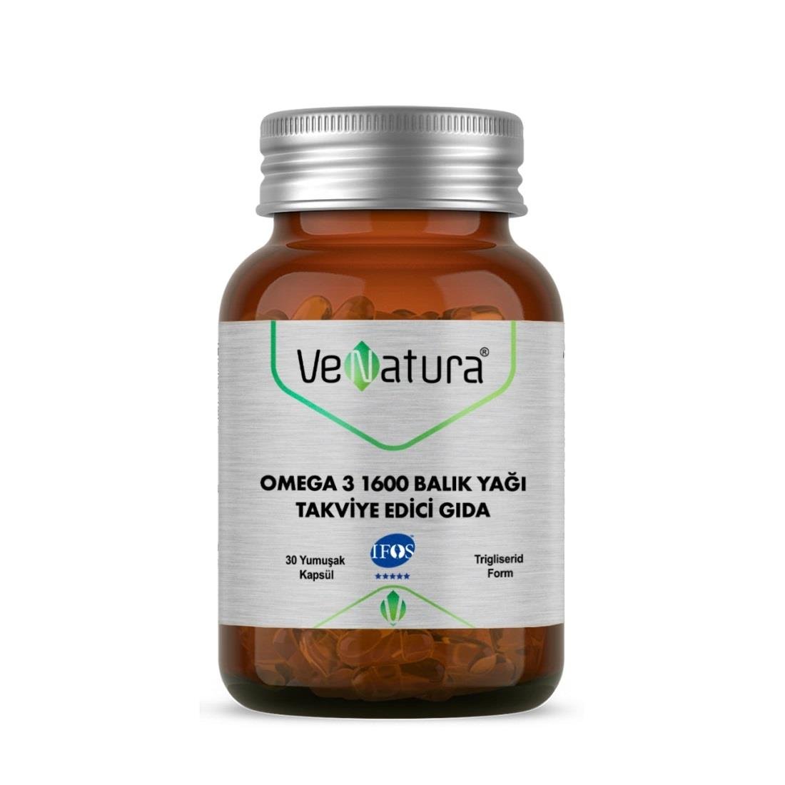 VeNatura Omega 3 1600 Balık Yağı 30 Kapsül