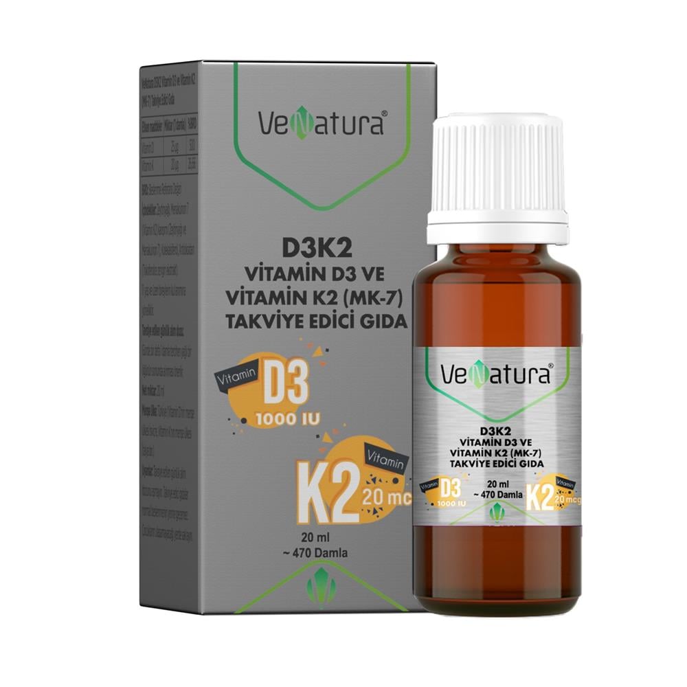 VeNatura Vitamin D3K2 Damla 20 ml