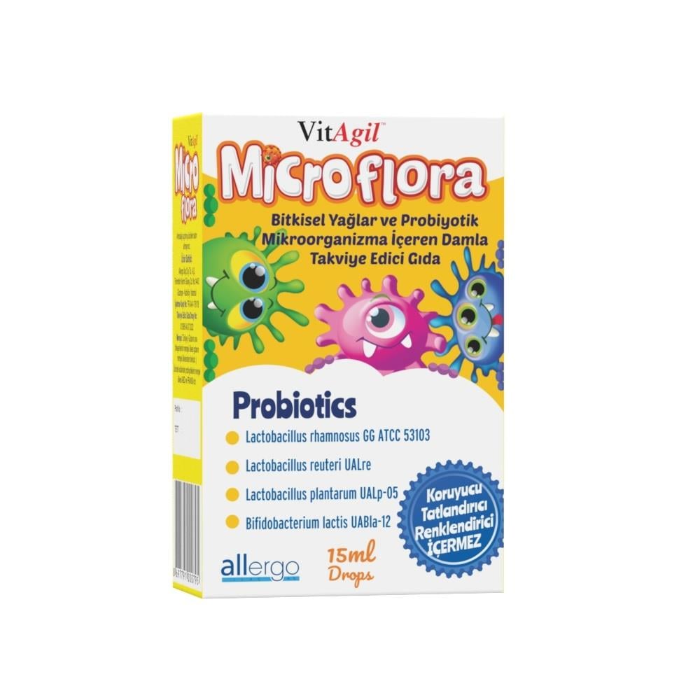 VitAgil Microflora Probiyotik Damla 15 ml