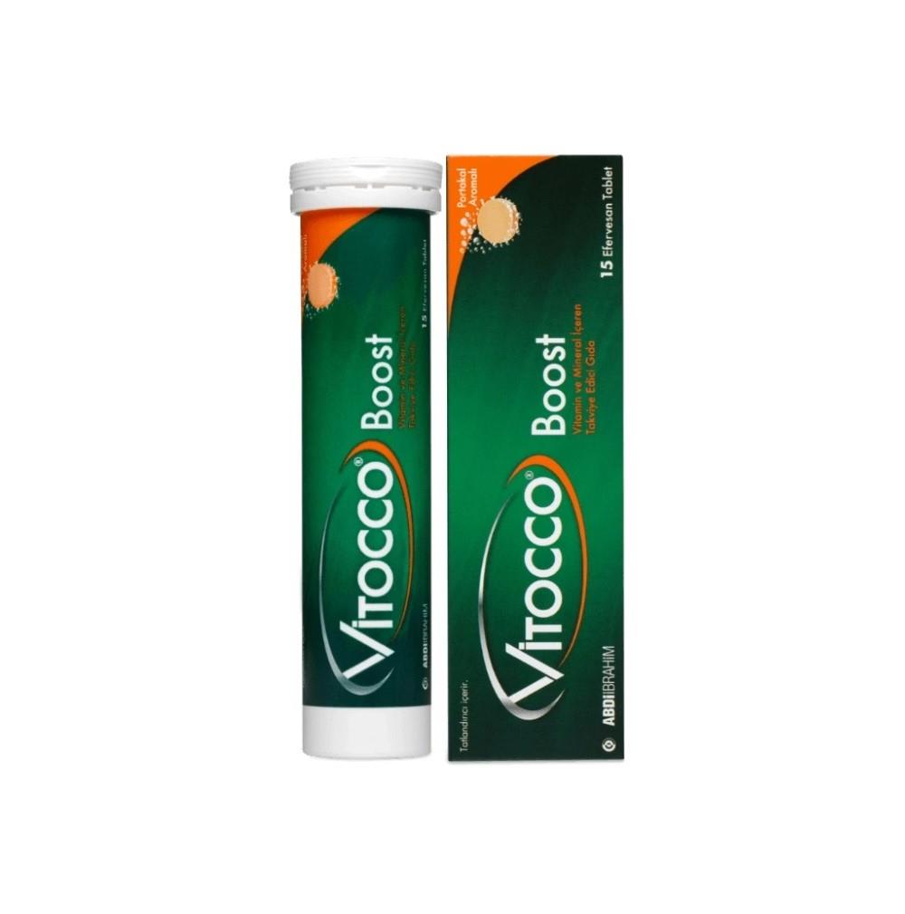 Vitocco Vitamin ve Mineral Kompleksi 15 Efervesan Tablet