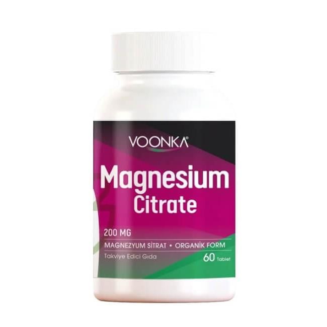 Voonka Magnesium Citrate 200 mg 60 Tablet
