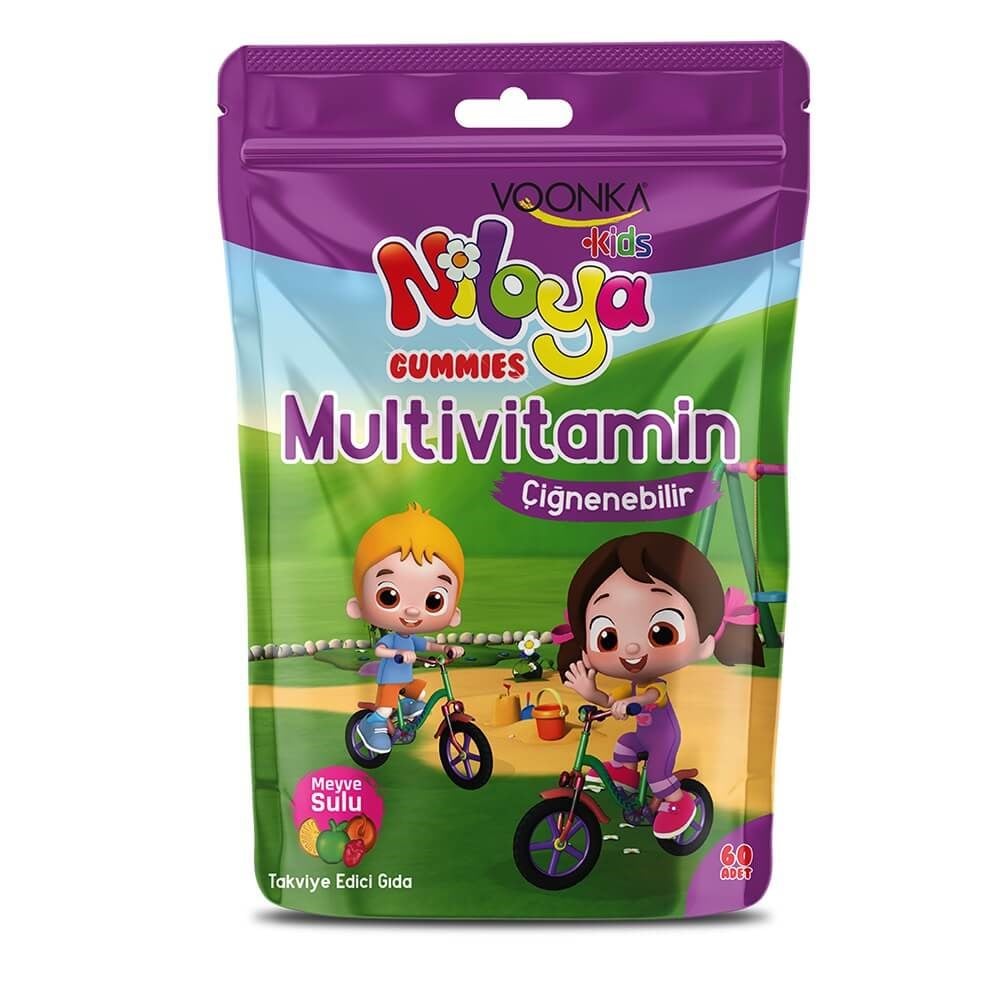 Voonka Niloya Multivitamin 60 Çiğneme Tableti