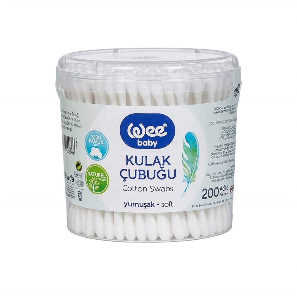 Wee Baby Kulak Çubuğu 200 Adet