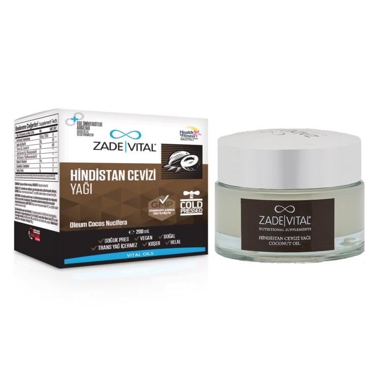 Zade Vital Hindistan Cevizi Yağı 200 ml