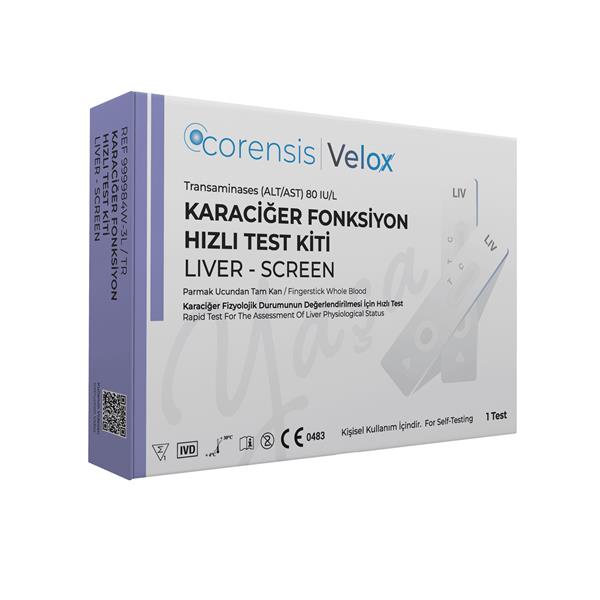 Corensis Velox Karaciğer Fonksiyon Hızlı Test Kiti