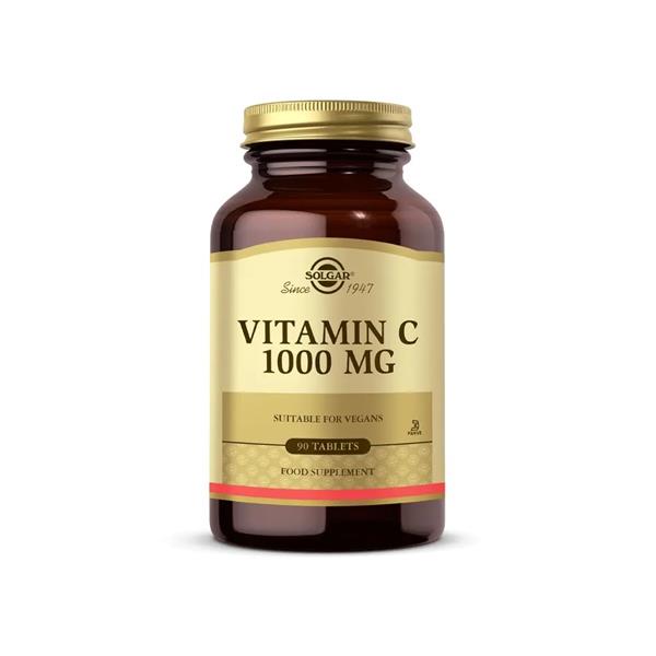 Vitamine C 1000 Mg Solgar - Boîte De 90 Comprimés - Neuf Sous Blister