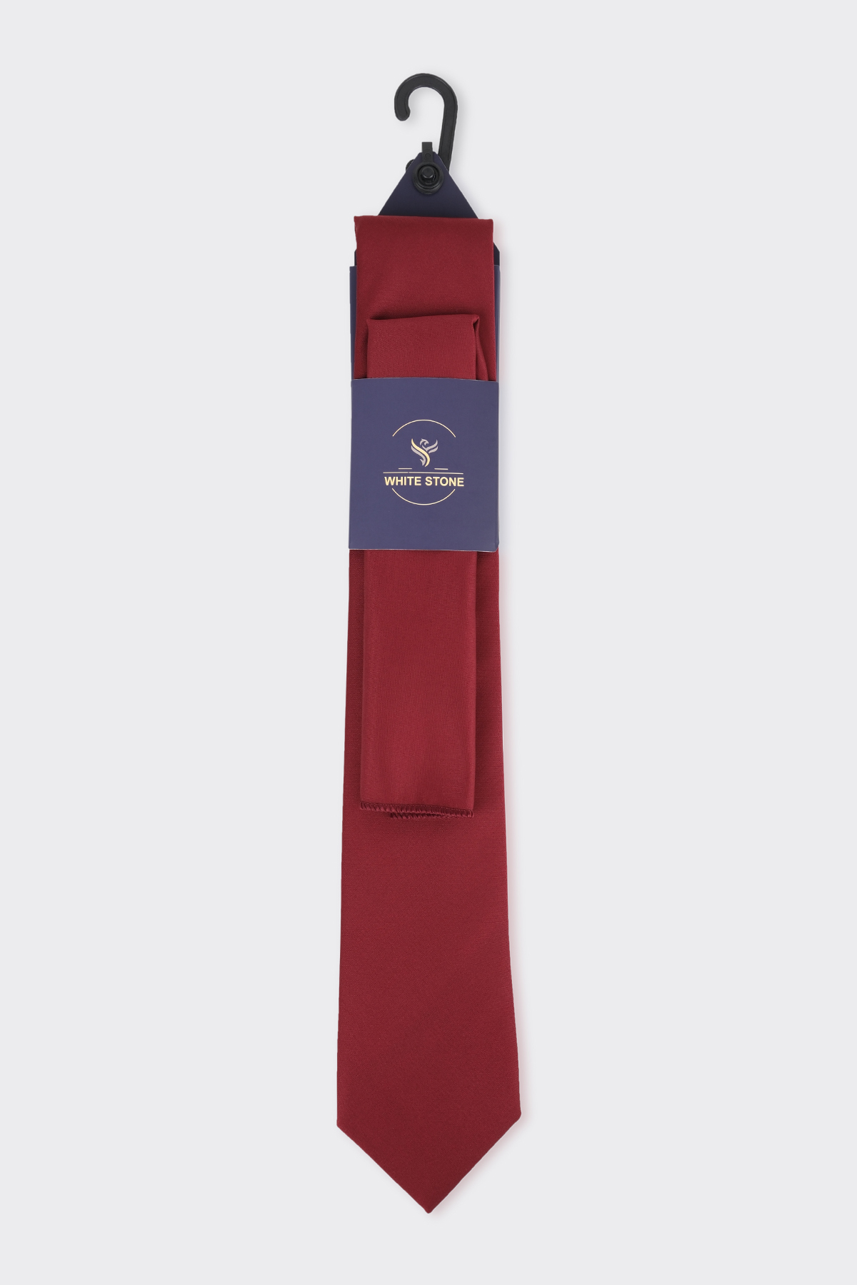 Bordo Dupont Kumaş Düz Kravat