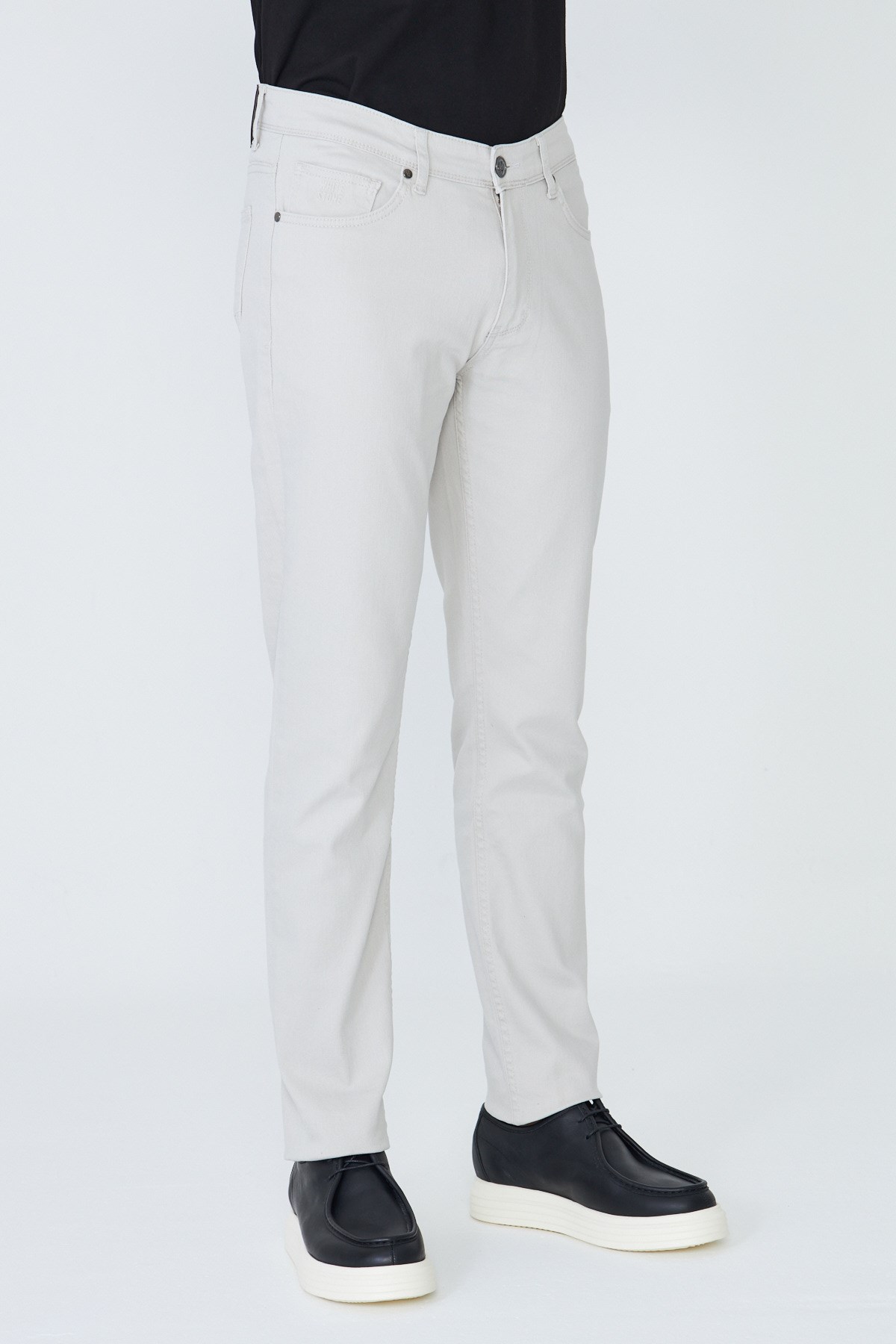 Açık Gri Erkek Gabardin Spor Pantolon