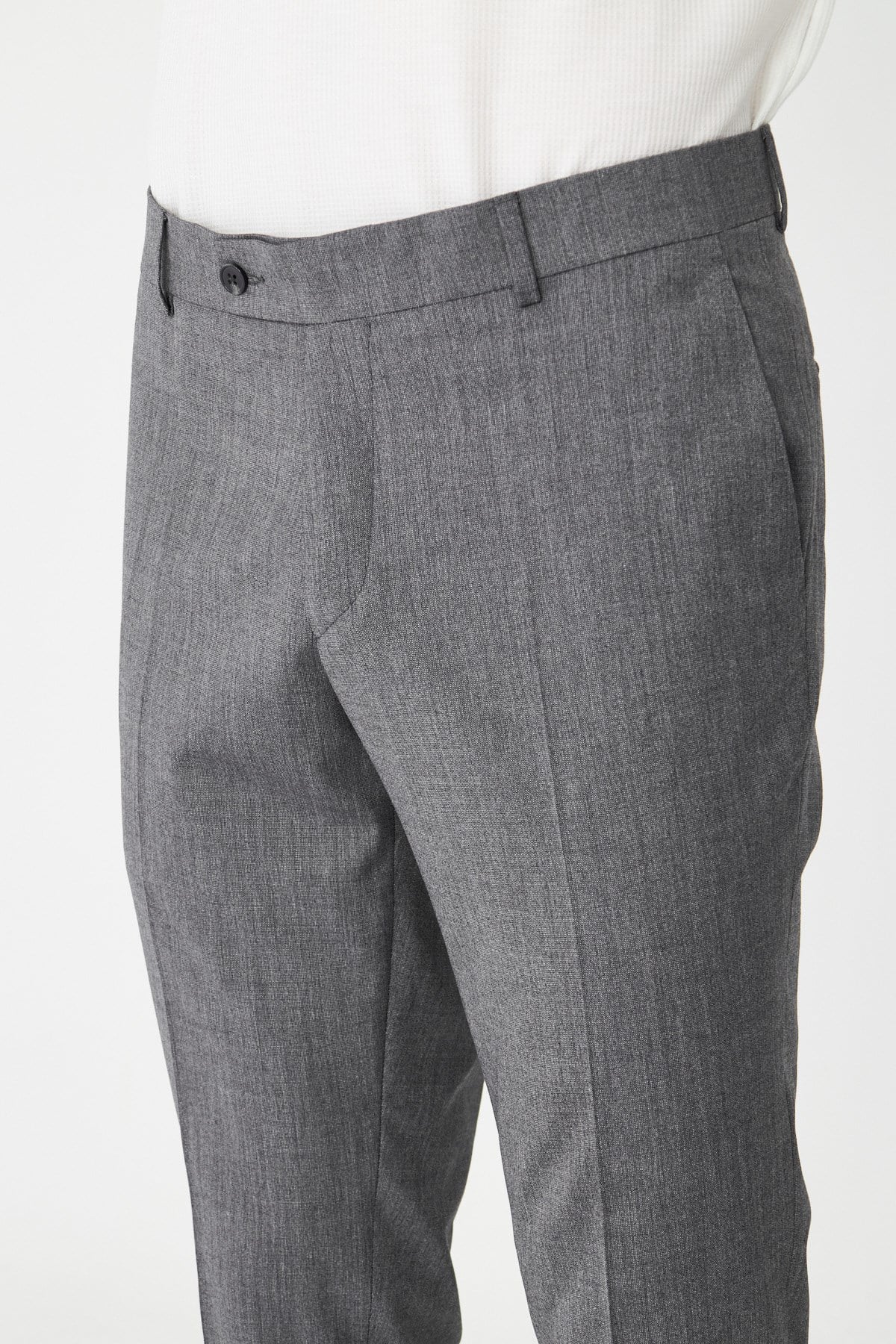 Antrasit Erkek Kumaş Pantolon Modern Kesim Klasik Şık Pantolon