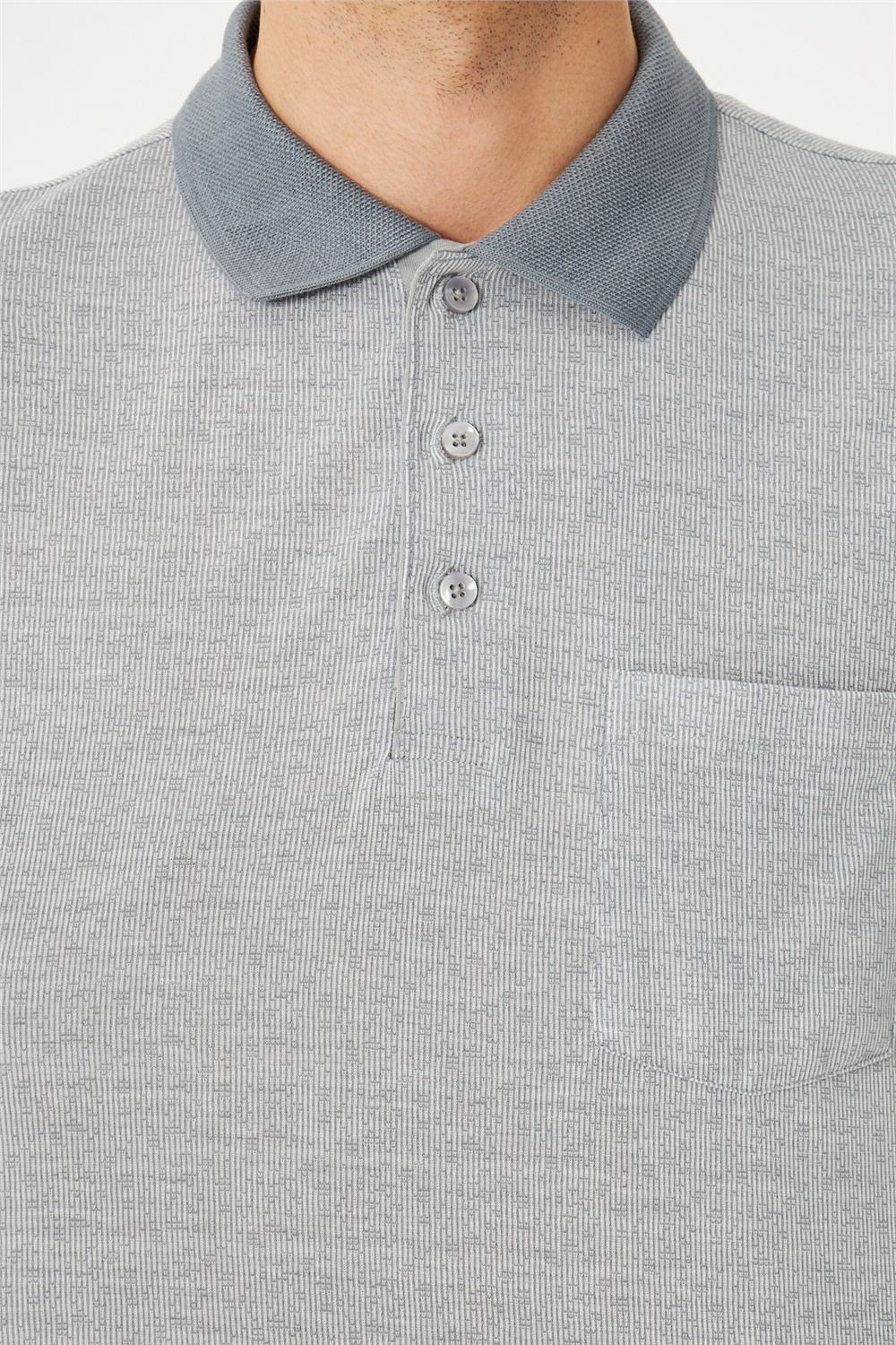 Antrasit Polo Yaka T-Shirt 