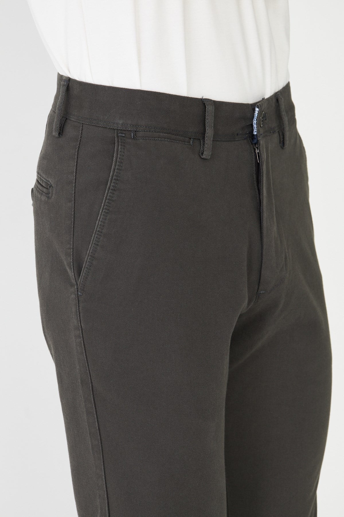Antrasit Smart Casual Erkek Chino Pantolon