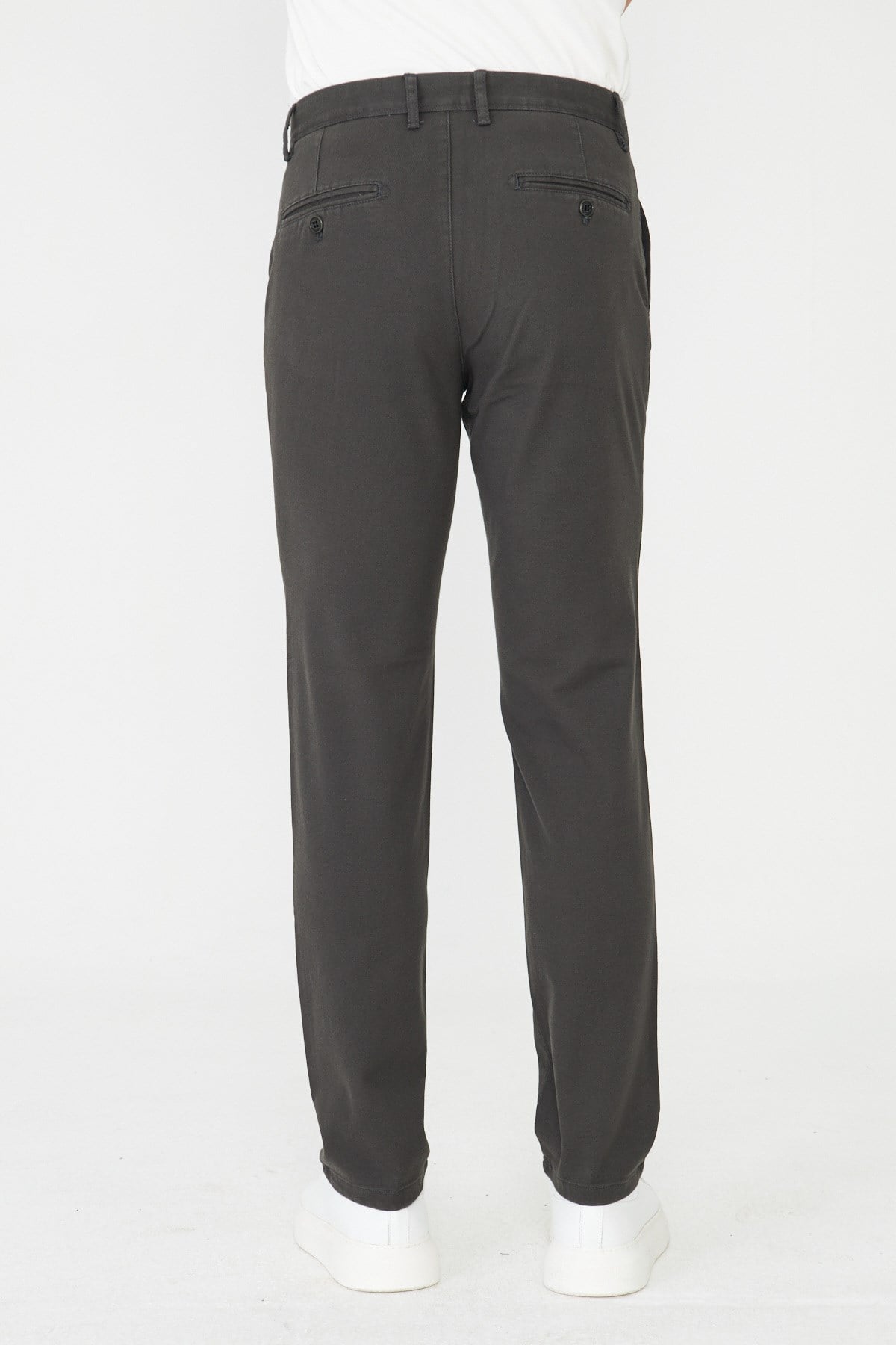 Antrasit Smart Casual Erkek Chino Pantolon
